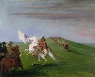 Encuentro entre comanches y dragones