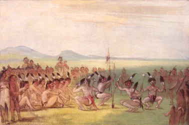 Danza del águila, Choctaw, 1835-1837
