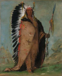 Ee-áh-sá-pa, Roca Negra, un jefe de Dos Teteras