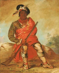 Eteh-é-fix-e-co, Ciervo Sin Corazón, un Jefe, 1838