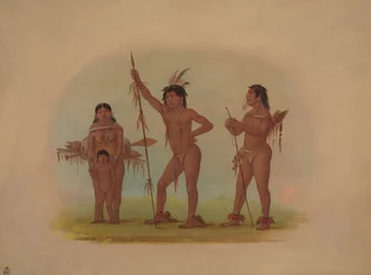 Cuatro indios Mura, 1854-1869