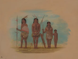 Cuatro indios Xingu, 1854-1869
