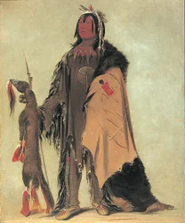 In-ne-ó-cose, Hijo del Búfalo, un guerrero, 1832