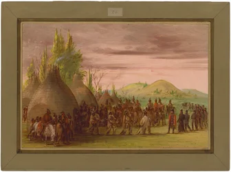 La Salle Recibido en el Pueblo de los Indios Cenis. 6 de mayo