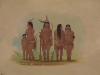 Miembros de la tribu Payaguas, 1854-1869
