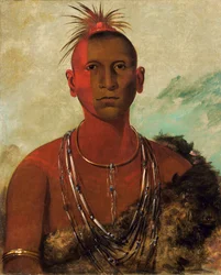Náh-se-ús-kuk, Trueno Giratorio, hijo mayor de Black Hawk