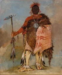 Om-pah-tón-ga, Gran Alce, un guerrero famoso