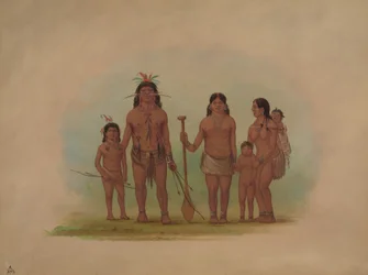 Jefe Orejona y Familia, 1854-1869