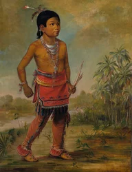 Osceola Nick-a-no-chee, un niño, 1840