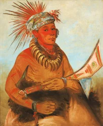 Pah-ta-cóo-chee, Cedro Disparador, un valiente, 1832