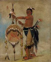 Pash-ee-pa-hó, Pequeño Jefe Apunyalador, un Venerable Jefe Sauk, 1835