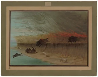 Praderas ardiendo