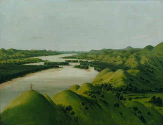 Acantilados del Río, 1320 Millas sobre San Luis, 1832