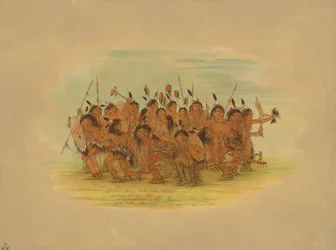 Danza del cuero cabelludo - Sioux, 1861