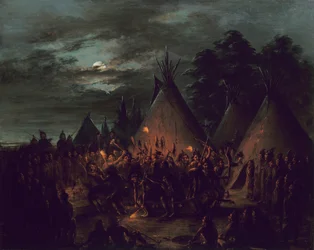 Danza del cuero cabelludo, Sioux, 1845-1848