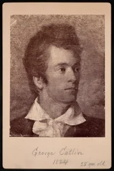 Autorretrato de George Catlin 1796-1872, 1824