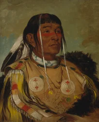 Sha-có-pay, El Seis, Jefe de los Ojibwa de las Llanuras, 1832