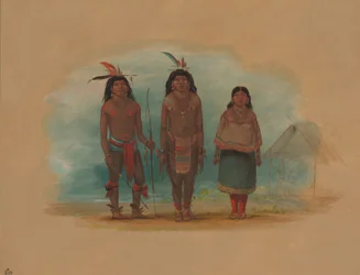 Tres indios Taruma, 1854-1869