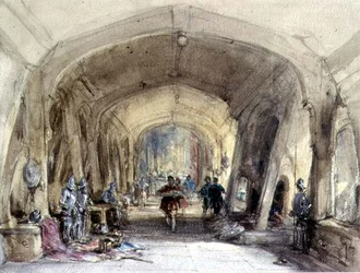 Interior de un Salón Baronial