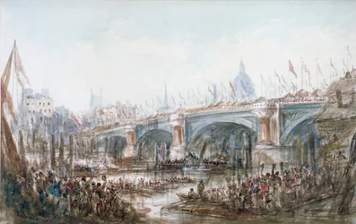 Inauguración del Puente Blackfriars, Londres, 1869