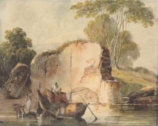 Una escena fluvial