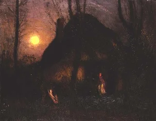 Cabaña a la Luz de la Luna