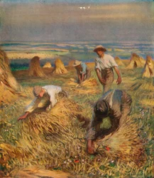 Atando las gavillas, 1902, 1923
