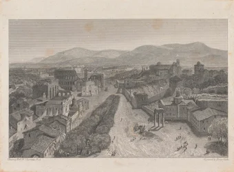El Foro Romano desde la Torre del Capitolio