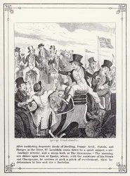 Ilustración para El Libro del Soltero, o El Progreso del Sr. Lambkin (Gent)