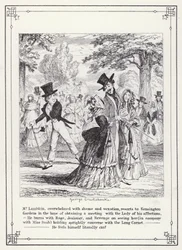 Ilustración para El libro propio del soltero, o El progreso del Sr. Lambkin (caballero) (grabado)