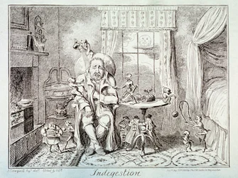 Indigestión, 1835