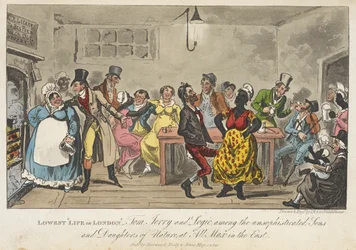 La vida más baja en Londres: Tom, Jerry y la lógica entre los hijos e hijas de la naturaleza poco sofisticados, en "all max", en el este, 