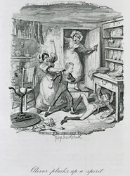 Oliver se arma de valor, 1837