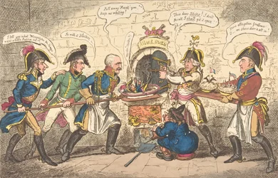 Los panaderos aliados o el sapo corso en el agujero, 1 de abril de 1814