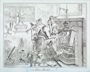 Los demonios azules, 1835