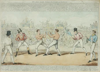 El gran combate entre Randall y Martin