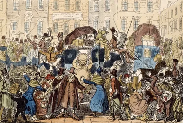 Viajando en Inglaterra, o una mirada desde el White Horse Cellar, 1819