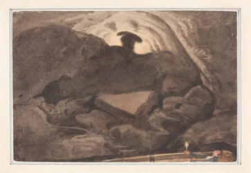 Escena en una cueva