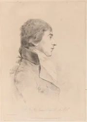 Retrato de J.M.W. Turner, R.A., c.1800 (aguafuerte)
