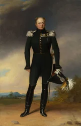 Retrato del emperador de Rusia Alejandro I de Rusia