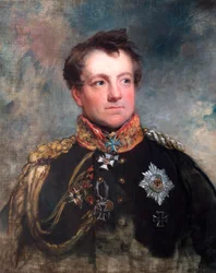 Retrato del Mariscal de Campo August Neidhart, Conde de Gneisenau, soldado prusiano, 1818