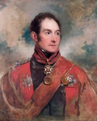 Retrato del teniente general Sir Edward Barnes, soldado británico