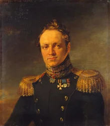 Retrato de Yevgeny Alexandrovich Golovin 1782-1858, antes de 1825