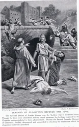 Bernardo de Claraval defiende a los judíos