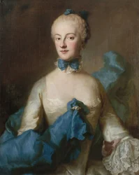 Duquesa María Ana Josefa de Baviera 1734-1776, margravina de Baden-Baden, c. 1750