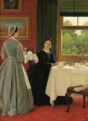 Té de la tarde, 1865