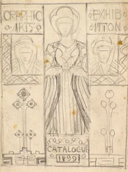 Diseño para la cubierta del catálogo de la Dundee Graphic Arts Association