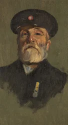 Retrato de J. Lasbury, R.M.L.I., c.1920