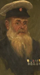 Retrato de J. Wilson, R.M.A., c.1920