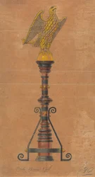 Diseños realizados para Jones y Willis, metalúrgicos y fabricantes de muebles para iglesias de Birmingham y Londres.